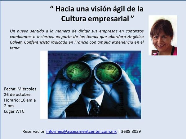 14Hacia una vision agil dela cultura empresarial MexWS26.04.2016